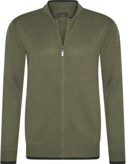 Full zip cardigan Groen - L
