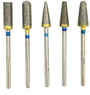 Fully- Sintered Diamond HP Polisher Grinder for Polishing Trimming Drill 2.35mm Shank Dental HP Burs 140/170 Meshes