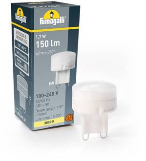 Fumagalli Downlight Livia Ø 6 cm zwart/berijpte kunsthars G9 4.000K zwart, mat