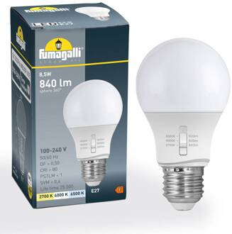 Fumagalli E27 8,5W LED lamp A60 CCT 2.700/4.000/6.500K
