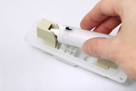 Fumagalli Inbouwlamp Nina IP55 zwart/opaal 15 cm R7s CCT kunsthars zwart, opaal