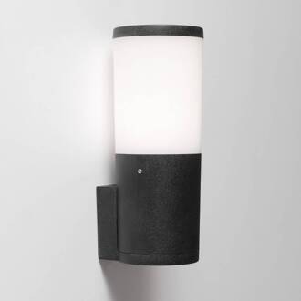 Fumagalli LED buiten wandlamp Amelia met CCT, zwart zwart, opaal