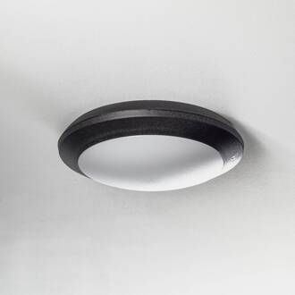 Fumagalli LED buitenwandlamp Umberta zwart, CCT zwart, opaal