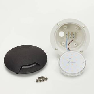 Fumagalli LED grondspot inbouwlamp Ceci 120-2L in zwart CCT zwart, gematteerd