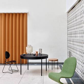 Fun 1TM tafellamp chroom chroom, crèmewit