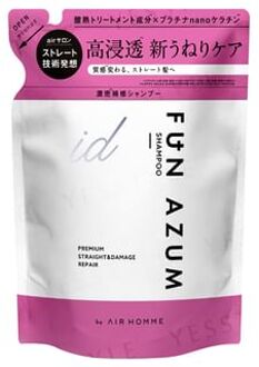 Fun Azum id Straight Shampoo 380ml Refill