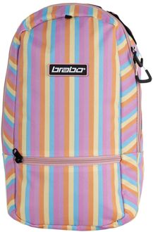 Fun Rainbow Hockeyrugzak Junior roze - blauw - geel - oranje - 1-SIZE