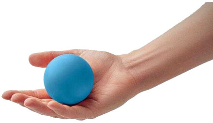 Funball rubber stuiterbal Blauw - One size