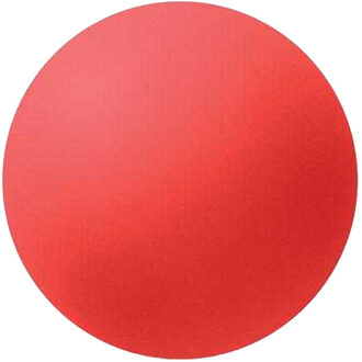 Funball rubber stuiterbal Rood - One size