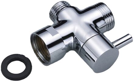 Functie Schakelaar Adapter Regelklep 3 Way Tee Connector Douchekop Omstelkraan Wc Bidet Douche Water Separator
