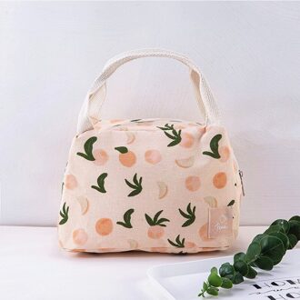 Functionele Patroon Cooler Lunchbox Draagbare Geïsoleerde Canvas Lunch Tas Handtas Thermische Voedsel Picknick Lunch Tas Voor Vrouwen Kinderen stijl 1