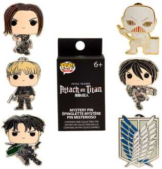 FUNKO Attack on Titan Loungefly Enamel Pins Blind S4 Character Display (12)