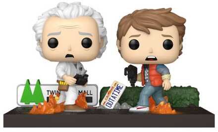 FUNKO Back to the Future POP Moments Vinyl Figures Doc&Marty 9 cm