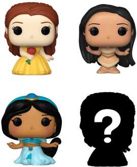 FUNKO Bitty Pop! Disney Princesses - Belle 4-Pack