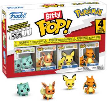 FUNKO Bitty Pop! - Pokemon 4 Pack - Bulbasaur