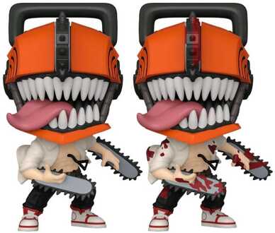FUNKO Chainsaw Man POP! Animation Vinyl Figures Chainsaw Man w/CH(BD) 9 cm Assortment (6)
