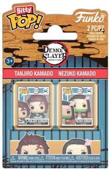 FUNKO Demon Slayer: Kimetsu no Yaiba Bitty POP! Vinyl Figures 2-Pack Tanjiro & Nezuko 2 cm