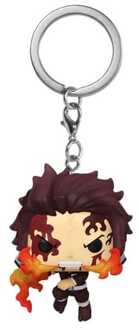 FUNKO Demon Slayer: Kimetsu no Yaiba POP! Vinyl Keychains 4 cm Tanjiro(Dancing Flash) Display (12)