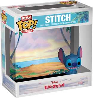 FUNKO Disney Bitty POP! Deluxe Vinyl Figure Stitch(Beach) Display (12) 2,5 cm