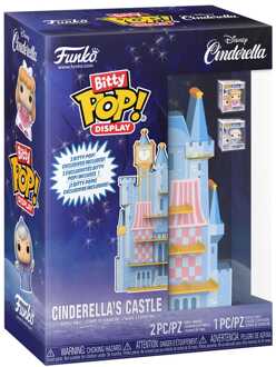 FUNKO Disney Bitty POP! Display with 2 Vinyl Figures Cinderella's Castle