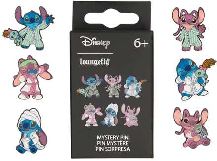 FUNKO Disney by Loungefly Enamel Pins Blind Box Stitch and Angel Display (12)