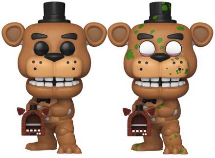FUNKO Fusion POP! Games Vinyl Figures Freddy Fazbear with Pizza Launcher w/CH 9 cm Assortment (6)