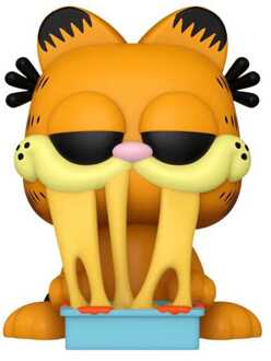 FUNKO Garfield POP! Comics Vinyl Garfield w/Lasagna Pan 9 cm