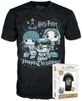 FUNKO Harry Potter POP! Tees T-Shirt Ron, Hermione, Harry Size L