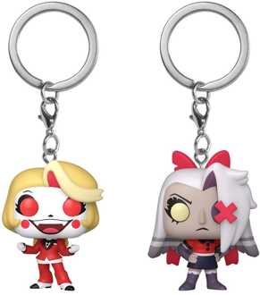 FUNKO Hazbin Hotel POP! Vinyl Keychain 2-Pack Charlie & Vaggie 4 cm