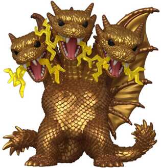 FUNKO *heo Exclusive Edition* Godzilla Super Sized POP! Movies Vinyl Figure King Ghidora (Electric) 15 cm