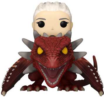 FUNKO House of the Dragon POP! Rides Deluxe Vinyl Rhaenys Targaryen with Meleys 9 cm