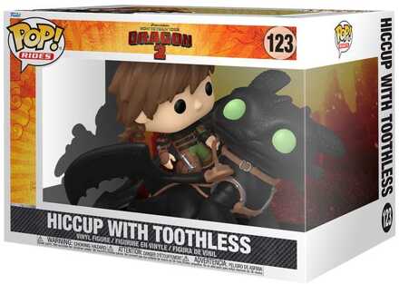 FUNKO How to Train Your Dragon POP! Rides Deluxe Vinyl Hiccup w/Toothless 9cm