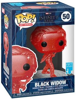 FUNKO Infinity Saga POP! Artist Series Vinyl Figure Black Widow (Red) 9 cm