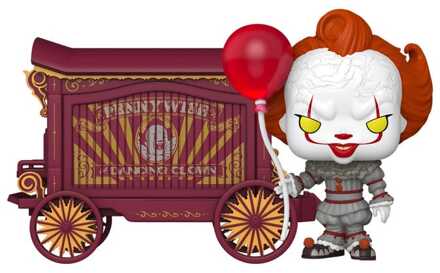 FUNKO It-Welcome to Derry POP! Town Vinyl Figure Pennywise & Wagon 9 cm
