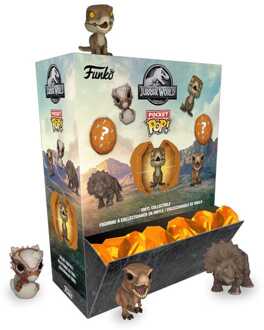 FUNKO Jurassic World Pocket Pocket POP! Vinyl Figure Amber PDQ Display (12) 4 cm