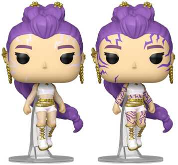 FUNKO KPop Demon Hunters POP! Animation Vinyl Figures Rumi with Chase (Glow) 9 cm Assortment (6)