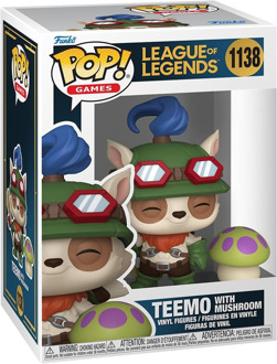 FUNKO League of Legends POP!&Buddy Games Vinyl Figure Teemo w/Shroom 9 cm