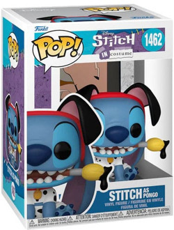FUNKO Lilo & Stitch POP! Disney Vinyl Figure Stitch Costume- 101 Dalmatians Pongo 9 cm