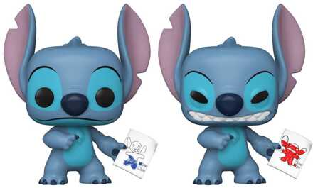 FUNKO Lilo & Stitch POP! Vinyl Figure Stitch with Mood Chart w/Chase 9 cm Assortment (6)