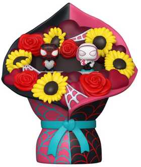 FUNKO Marvel Bitty POP! Bouquet Vinyl Figure 2-Pack Miles Morales & Ghost Spider (Valentine) 4 cm