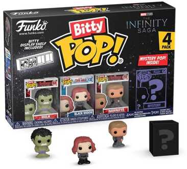 FUNKO Marvel Bitty POP! Vinyl Figure 4-Pack Hulk 2,5 cm