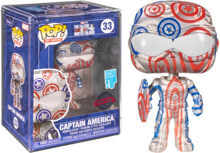 FUNKO Marvel POP! Art Series Vinyl Figure Captain America 9cm