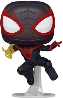 FUNKO Marvel's Spider-Man POP! Games Vinyl Figures Miles Morales Classic Suit 9 cm Assortment (6)