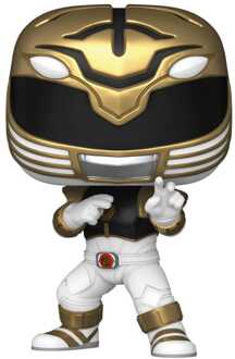 FUNKO Mighty Morphin Power Rangers: The Movie POP! Movies Vinyl Figures White Ranger 9 cm