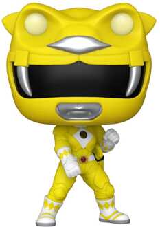 FUNKO Mighty Morphin Power Rangers: The Movie POP! Movies Vinyl Figures Yellow Ranger (GITD) 9 cm
