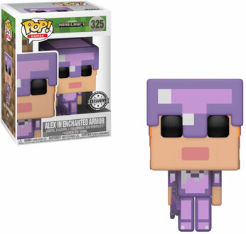 FUNKO Minecraft POP! Vinyl Figure Alex with Enchanted Armour LE 9 cm
