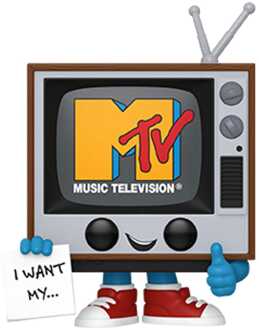 FUNKO MTV POP! Ad Icons Vinyl Figure MTV Logo 9 cm