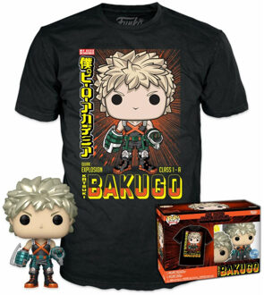 FUNKO My Hero Academia POP! & Tee Box Katsuki (MT) Size L