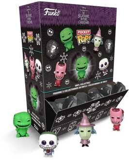 FUNKO Nightmare before Christmas Pocket POP! Vinyl Figure Coal 4 cm Display (12)