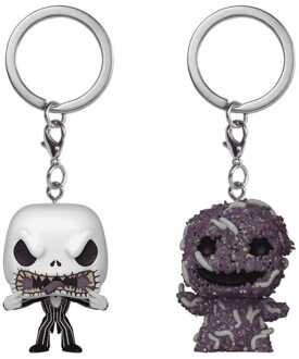 FUNKO Nightmare Before Christmas POP! Vinyl Keychain 2-Pack Jack/Oogie 4 cm